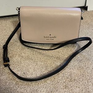 Kate Space cross body black and pink